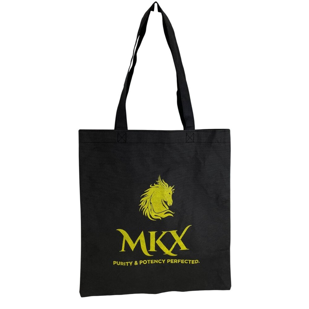 MKX Purity & Potency Perfected Cannabis Brand Promotional Swag Black Tote Bag